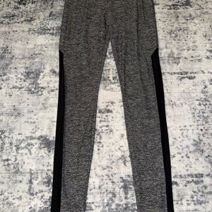 No Boundaries Gray and Black Leggings
